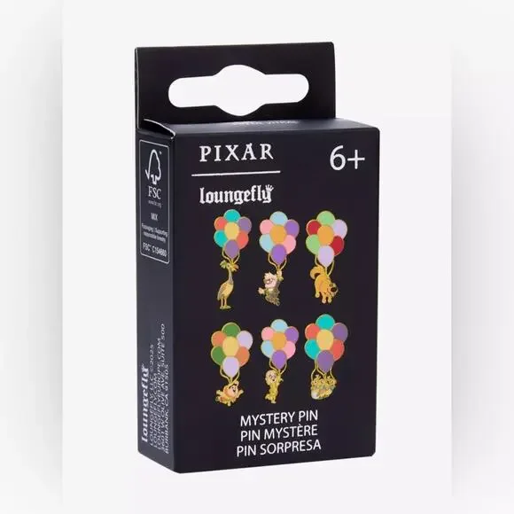 New | Loungefly | Disney Pixar Up Balloon Characters Blind Box Enamel Pin - Picture 1 of 6